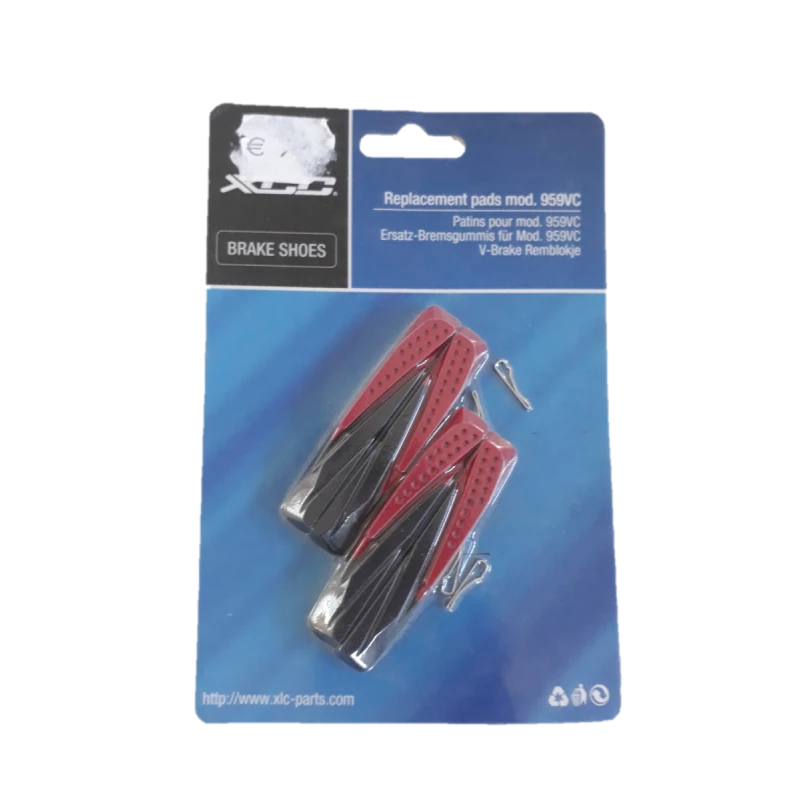 2 Cartouches Patins De Frein V-brake XLC 959VC 3 2 Cartouches Patins De Frein V-brake XLC 959VC