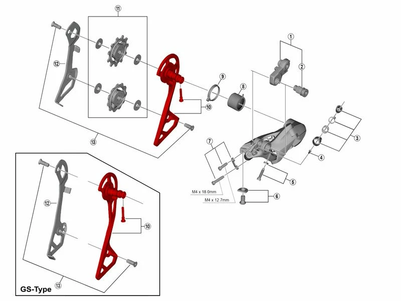 Shimano Chape Externe Pour Dérailleur Ultegra R8000 3 Shimano Chape Externe Pour Dérailleur Ultegra R8000