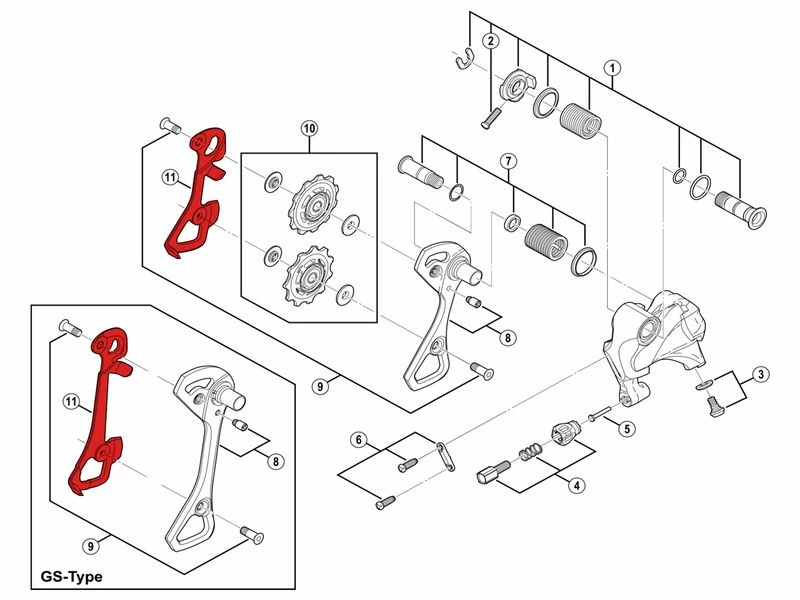Shimano Chape Interne Pour Dérailleur Ultegra 6800 3 Shimano Chape Interne Pour Dérailleur Ultegra 6800
