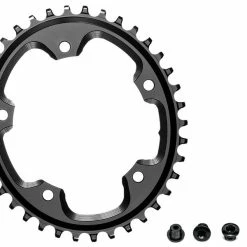 Absolute Black Plateau Cyclocross Oval Narrow Wide 110 Mm 5 Trous Noir 2022