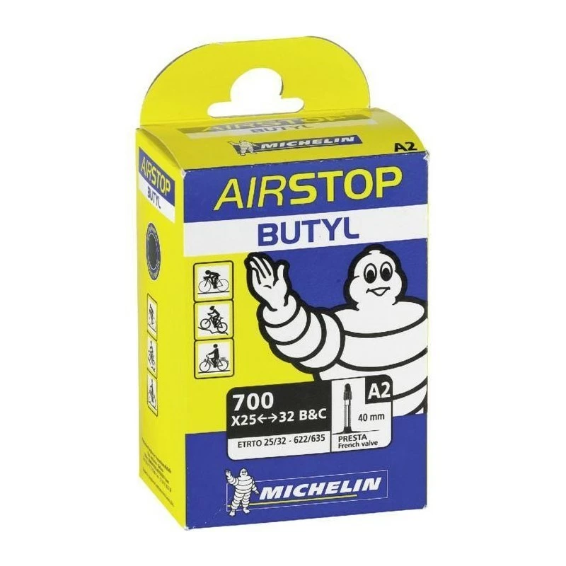 Chambre à Air VTC Michelin A2 700x25-32 B&c Presta 3 Chambre à Air VTC Michelin A2 700x25-32 B&c Presta