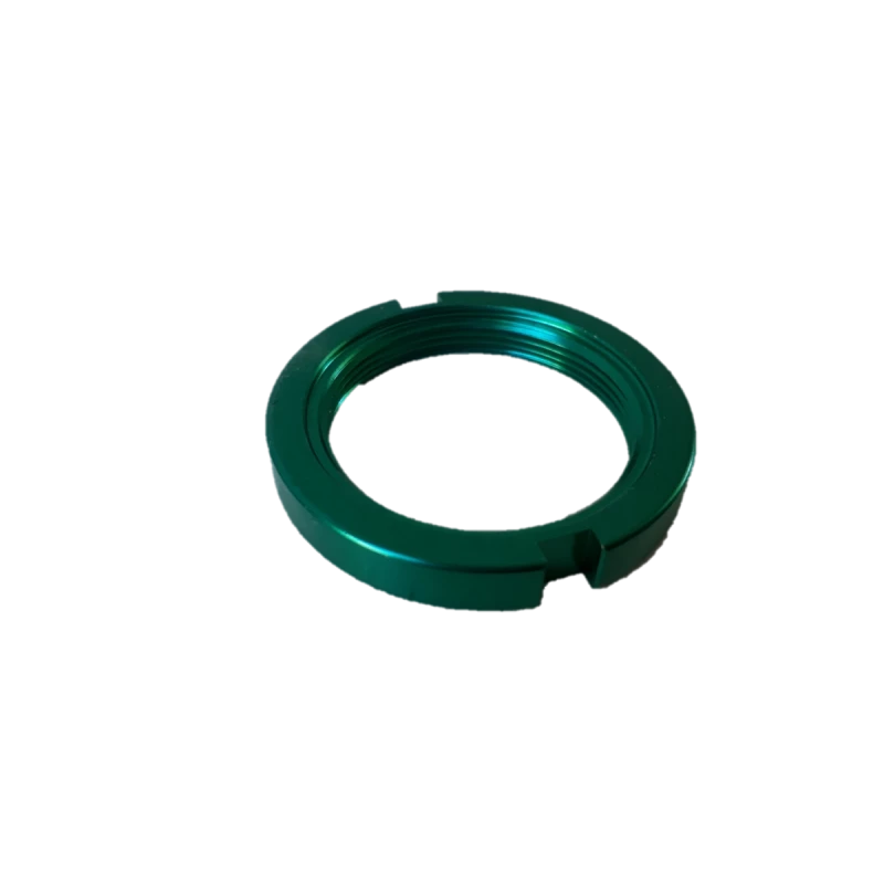 Contre Ecrou Pignon Fixe BC1.29"x24T CNC Alu Vert Clair 3 Contre Ecrou Pignon Fixe BC1.29"x24T CNC Alu Vert Clair