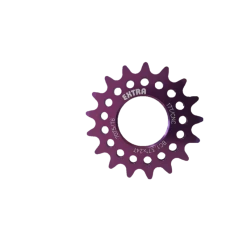 Pignon Fixe Extra 17 Dents BC1.37"x24T Aluminium 7075 T6 Violet