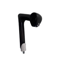 Potence Vélo Course Aluminium 80 Mm Noire Brillant